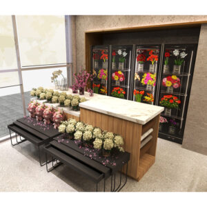 Customizable Flower Store Show Resolution: Inside Ornament Furnishings and Show Racks